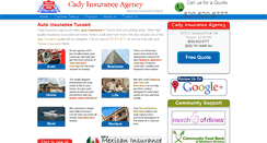 Desktop Screenshot of cadyagency.com